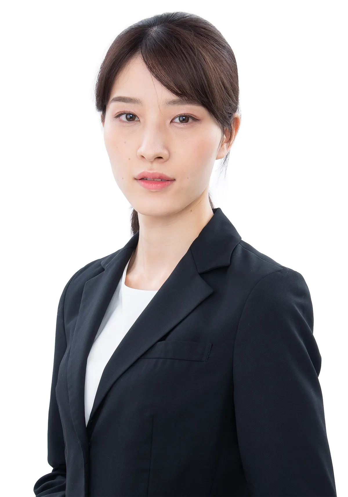 証明写真のビフォー