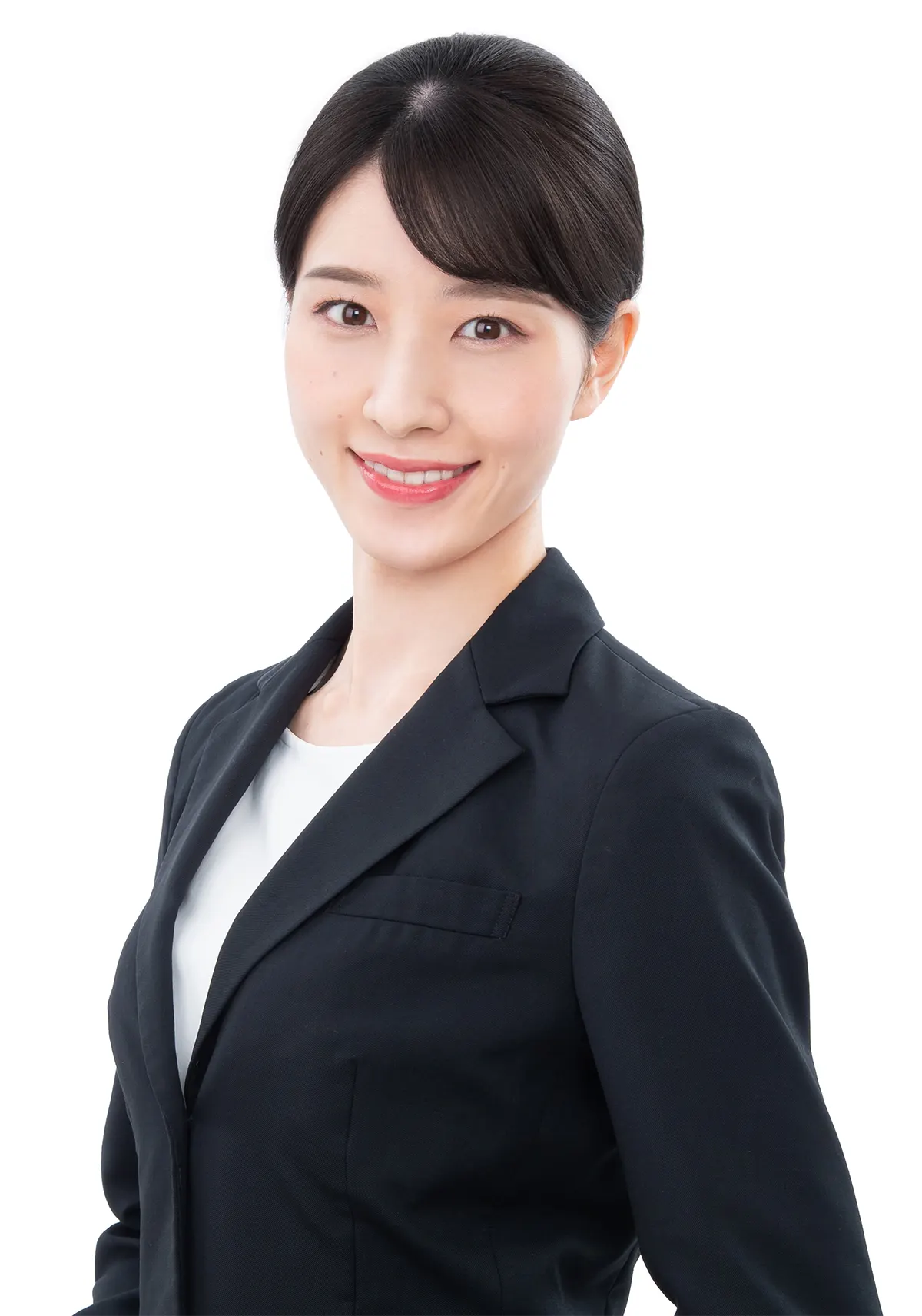 プロがヘアメイクして、撮影指導をした証明写真のアフター